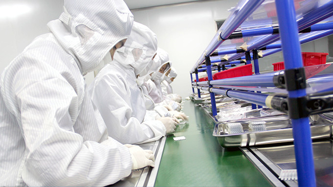 Shenzhen MIWU Industrial company with limited liability lini produksi pabrikan