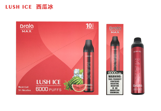 Disposable 6000 Puff E Liquid Cigarette Vape Juice Device Puff Bar ROHS