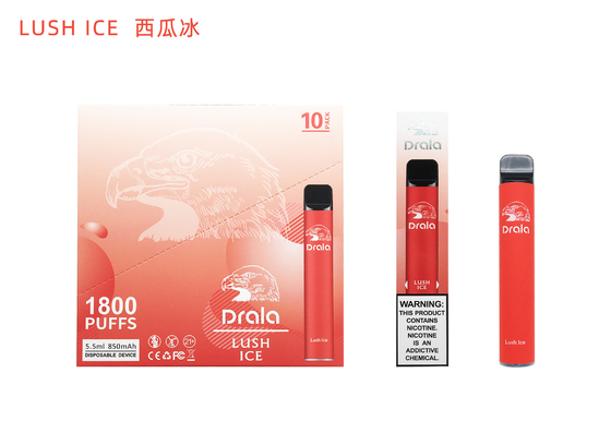 850mah Mini Lush Ice Flavor Disposable CBD Vape Electronic Fruit E Liquid Cartridge